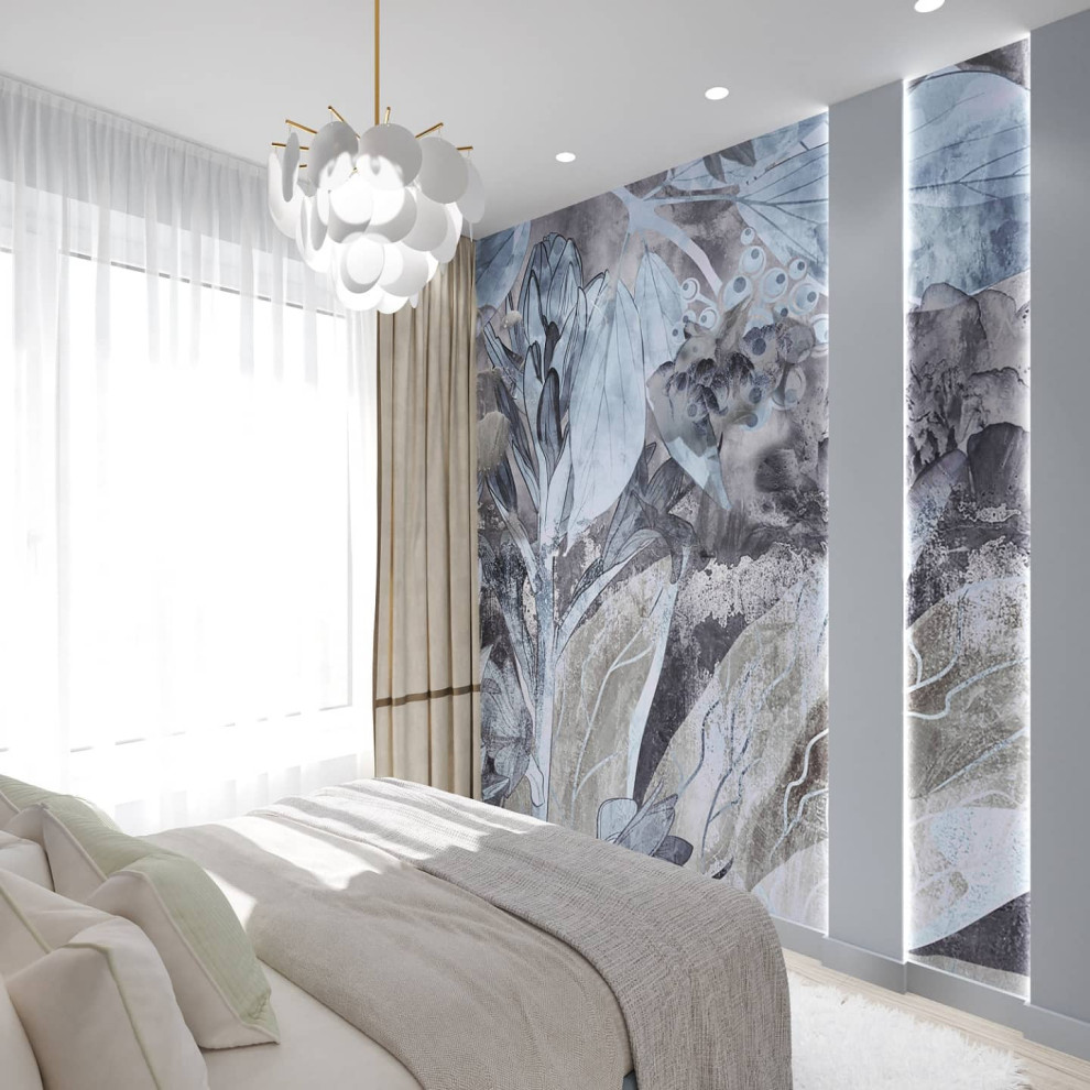 Обложка проекта: Нежная спальня в Москве