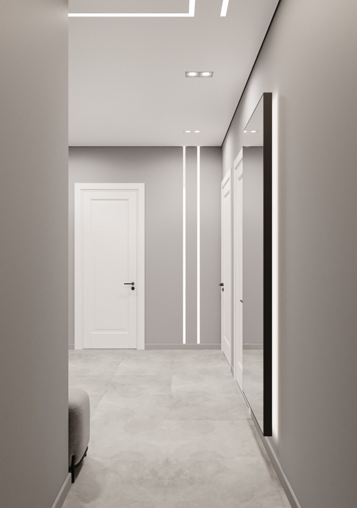 Дизайн-проект трехкомнатной квартиры 80 кв.м. Проект 2024г.