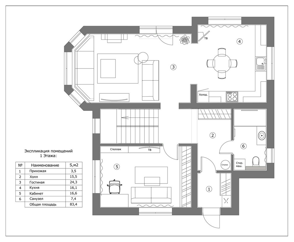 Загородный Дом, 160 м2