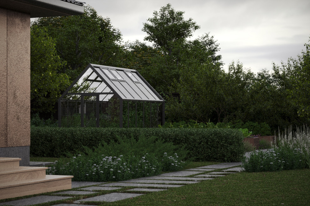 Сад на высоком берегу