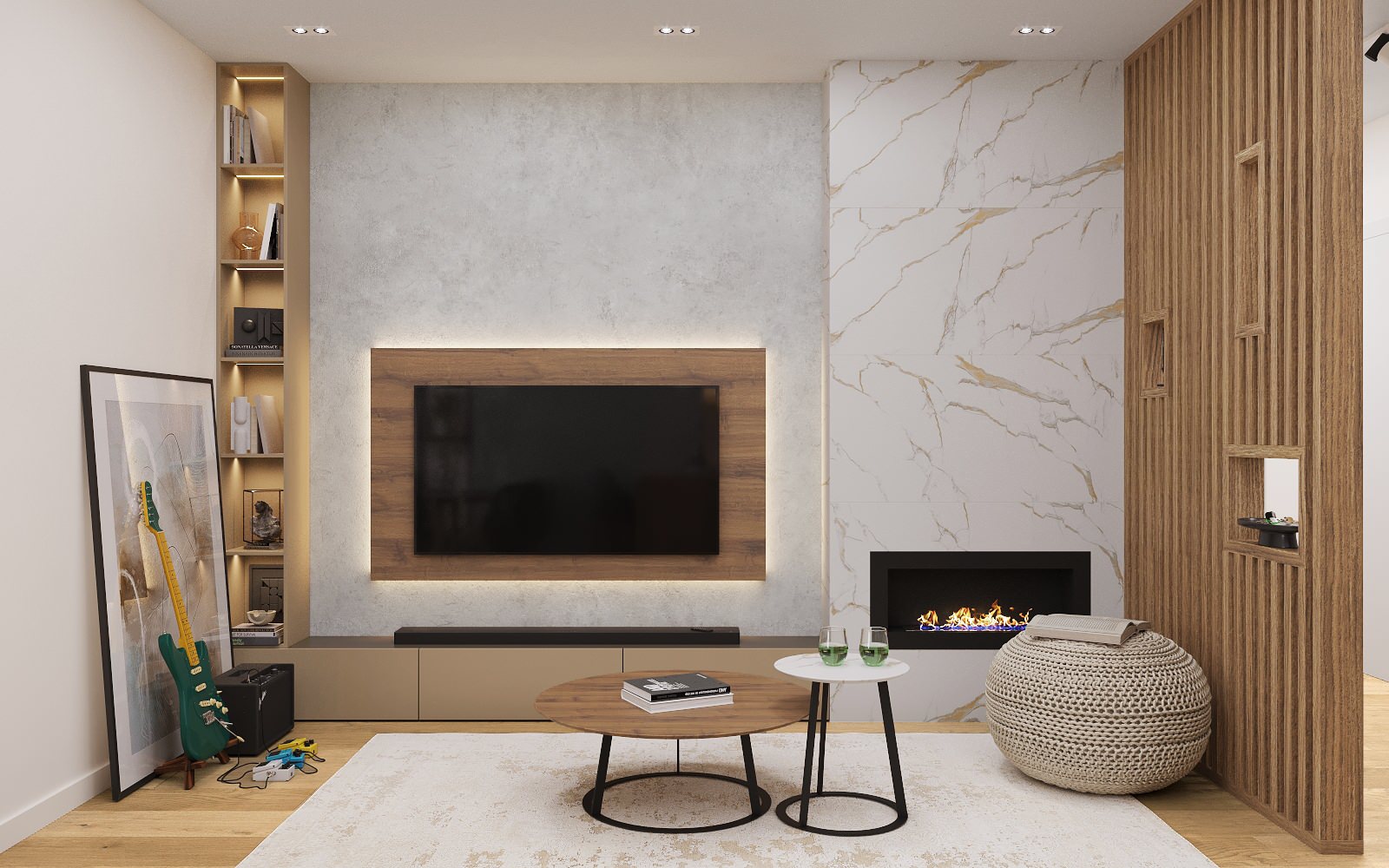 Современная квартира в ЖК "Флагман"