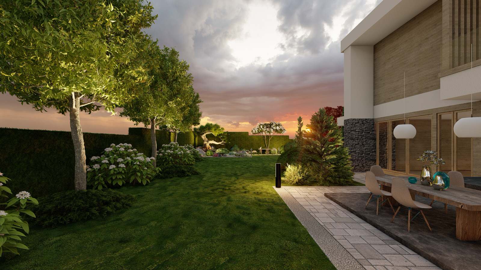 Сад "Многоликий". КП Райт Вилладж