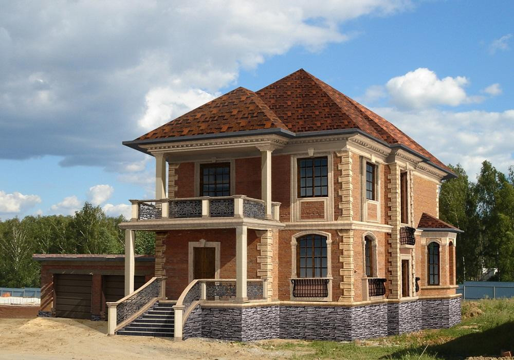 Обложка проекта: Загородный дом 584 м.кв.