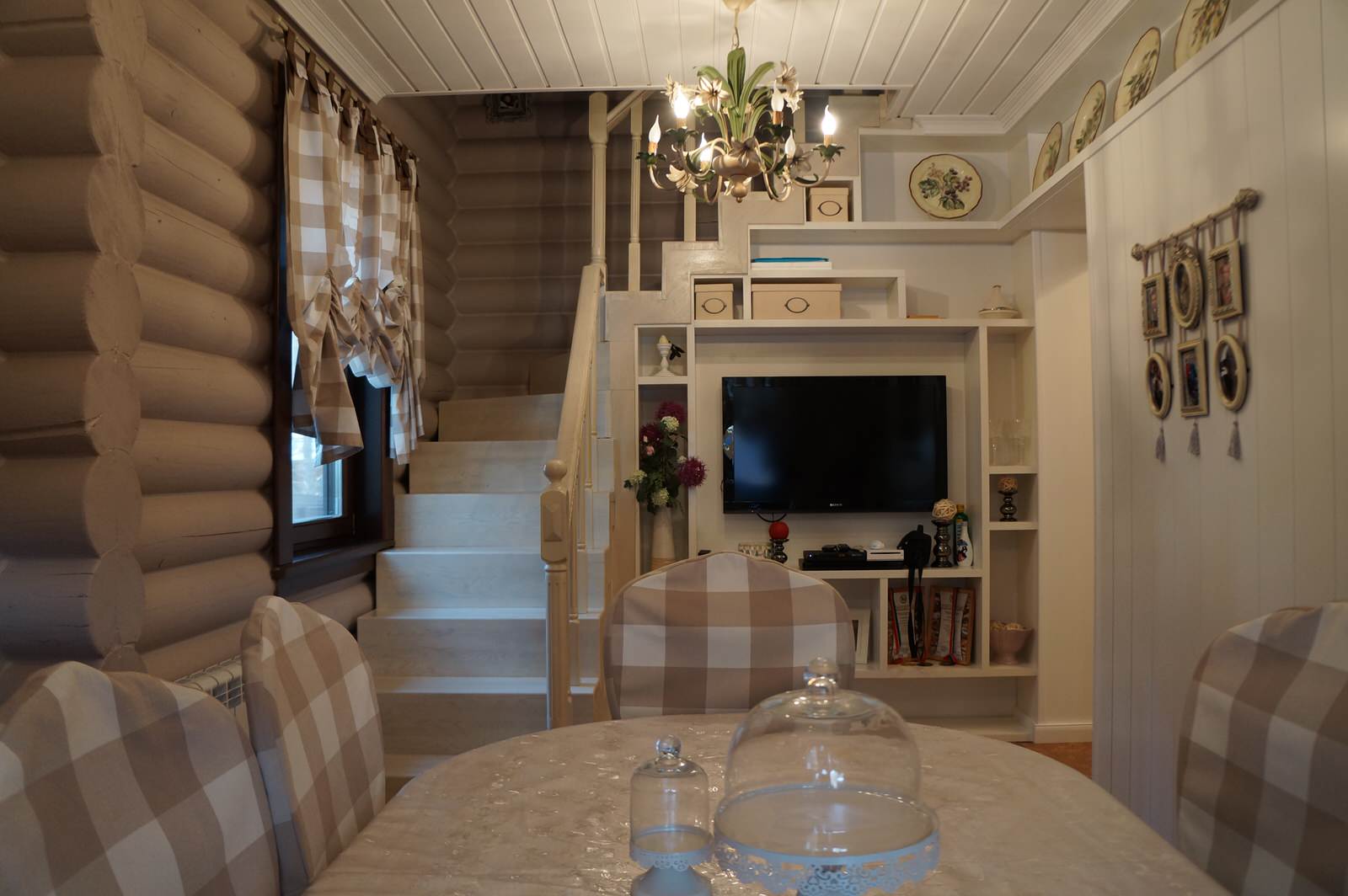 Нouse in a pine forest