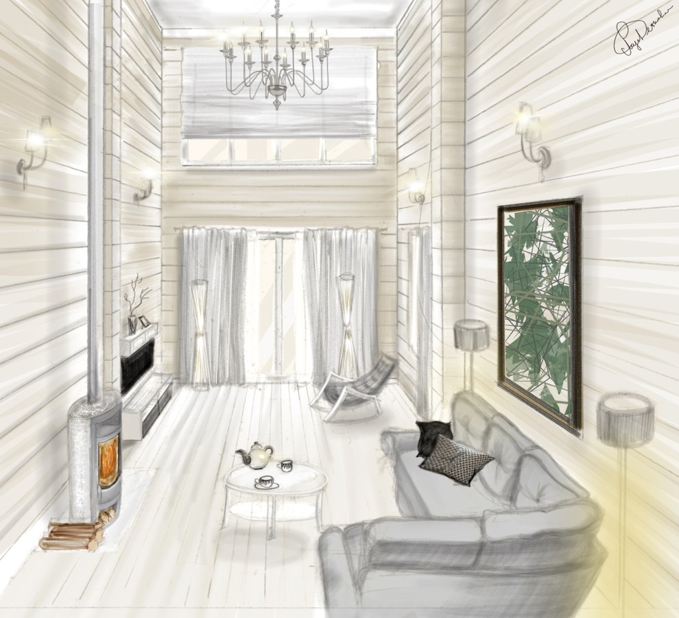 Загородный дом из бруса