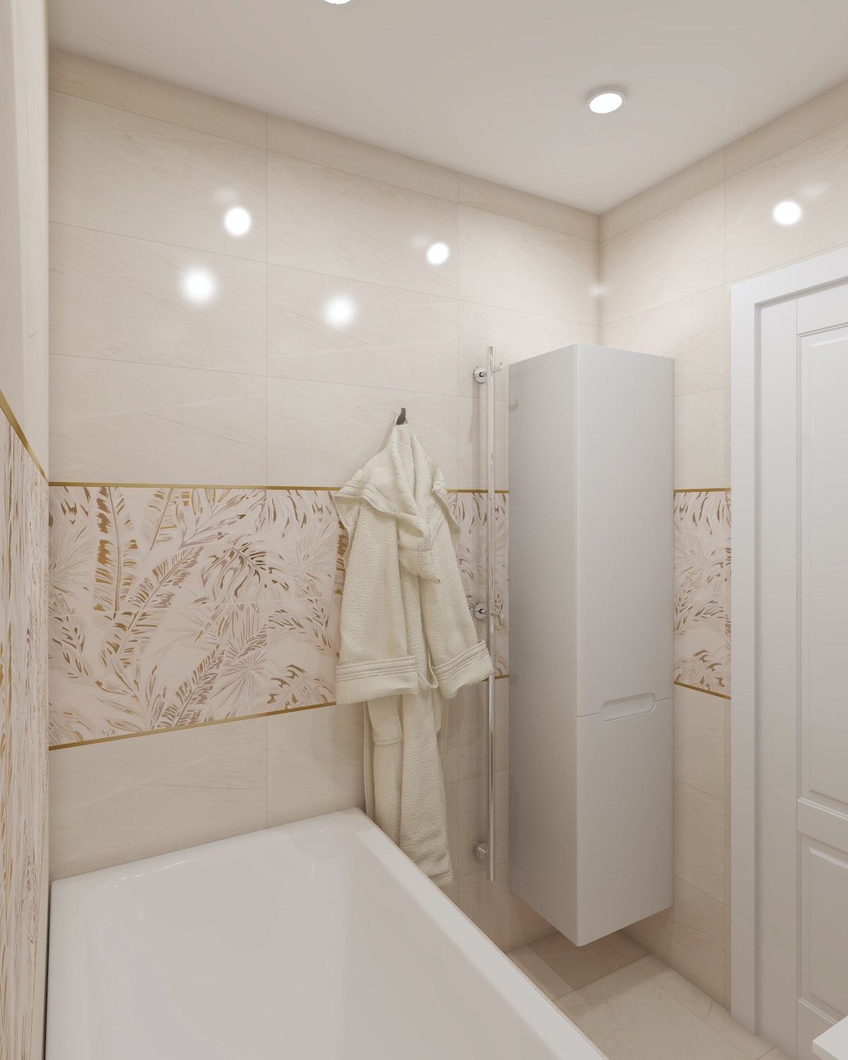 Дизайн квартиры "Золотая линия"