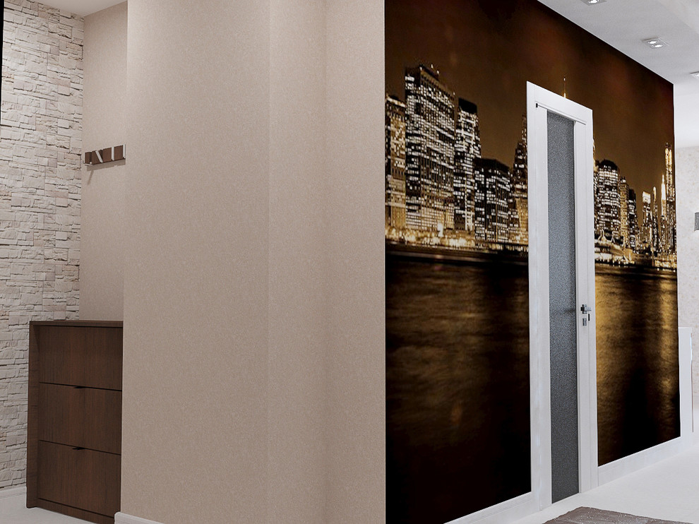 С видом на вечерний город