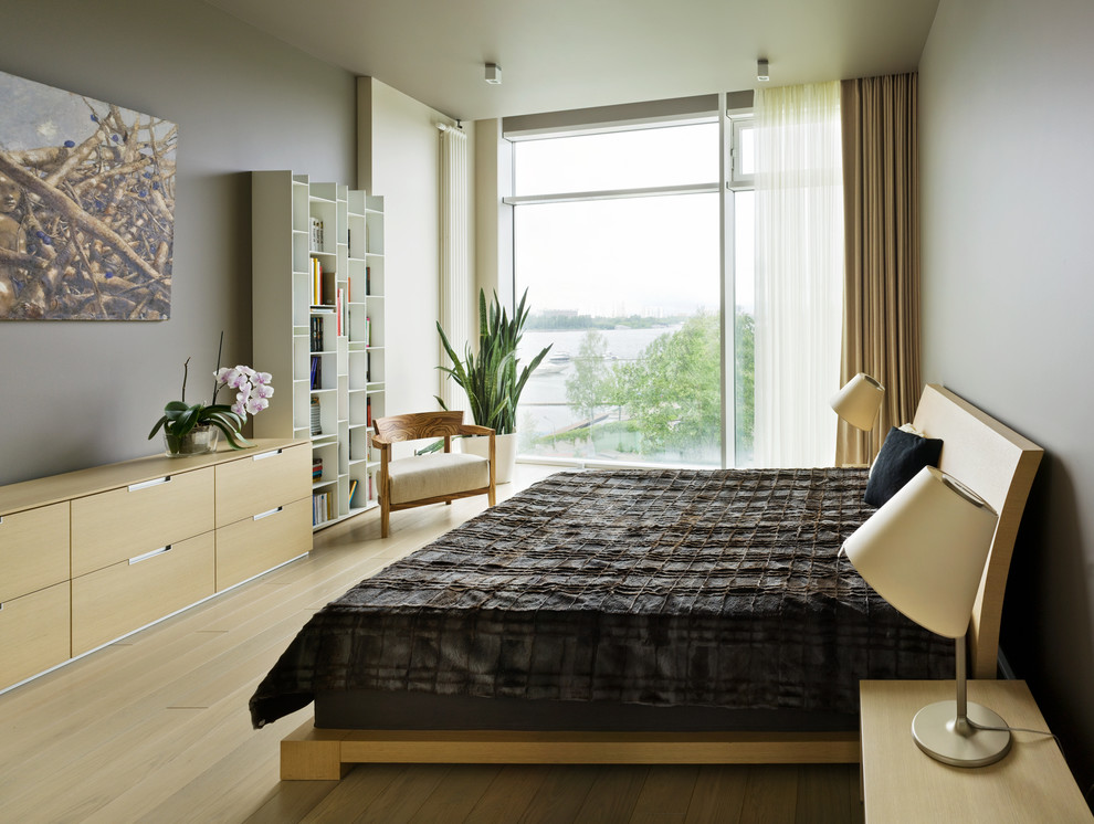 Спальня. Квартира в ЖК Город Яхт 2