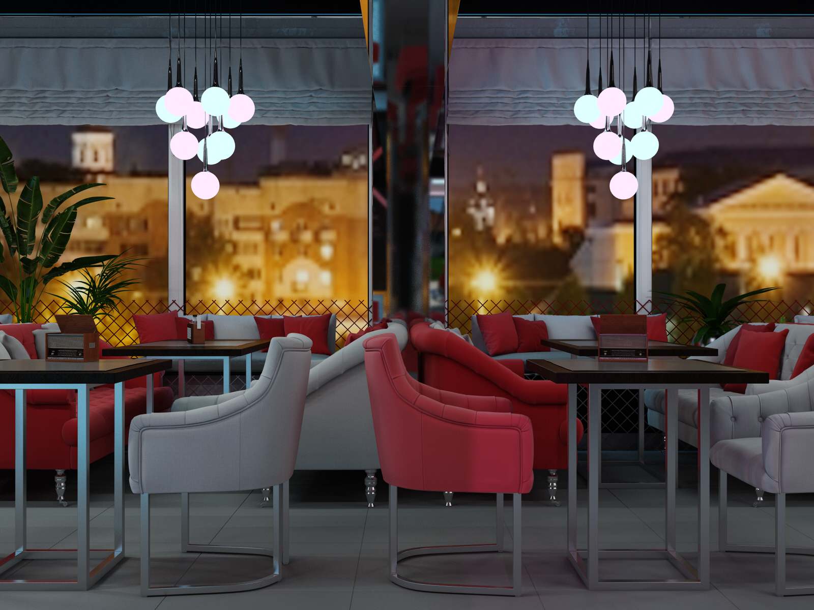 Кальянная в стиле 50х годов