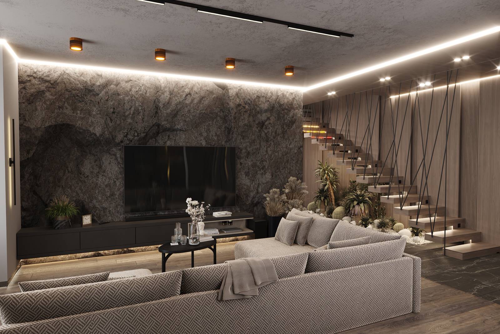 Двухуровневая квартира в Курске