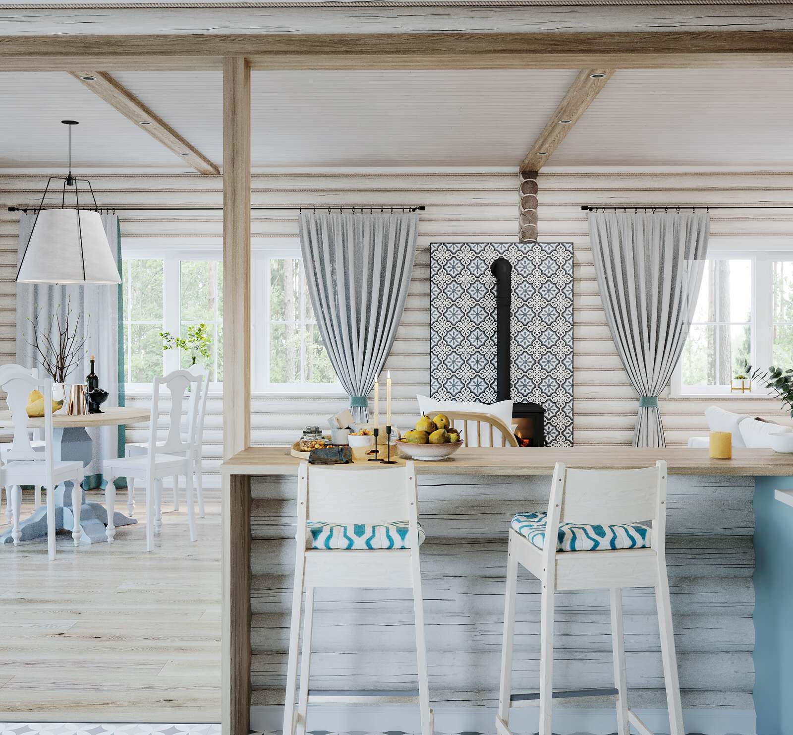 Загородный дом на озере