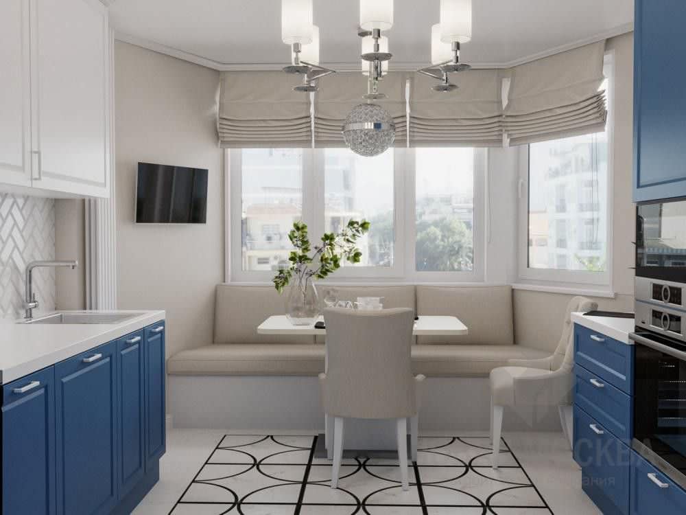 Дизайн-проект трехкомнатной квартиры 81 кв.м. ЖК «Москва и область»