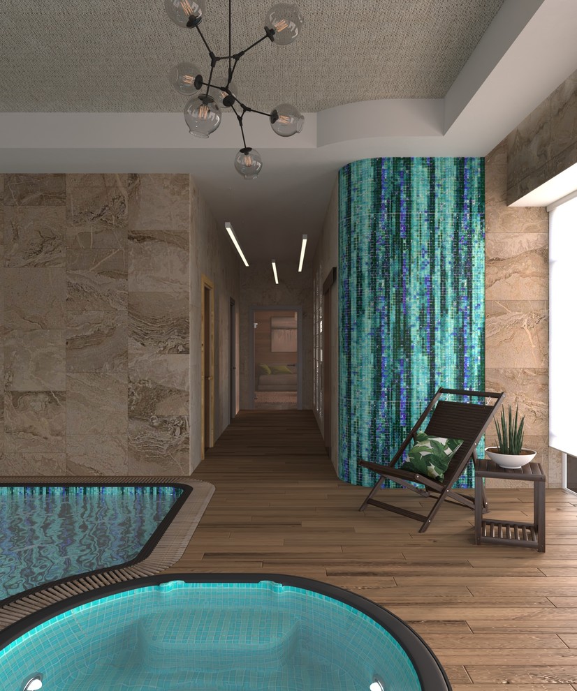 Бассейн в загородном доме