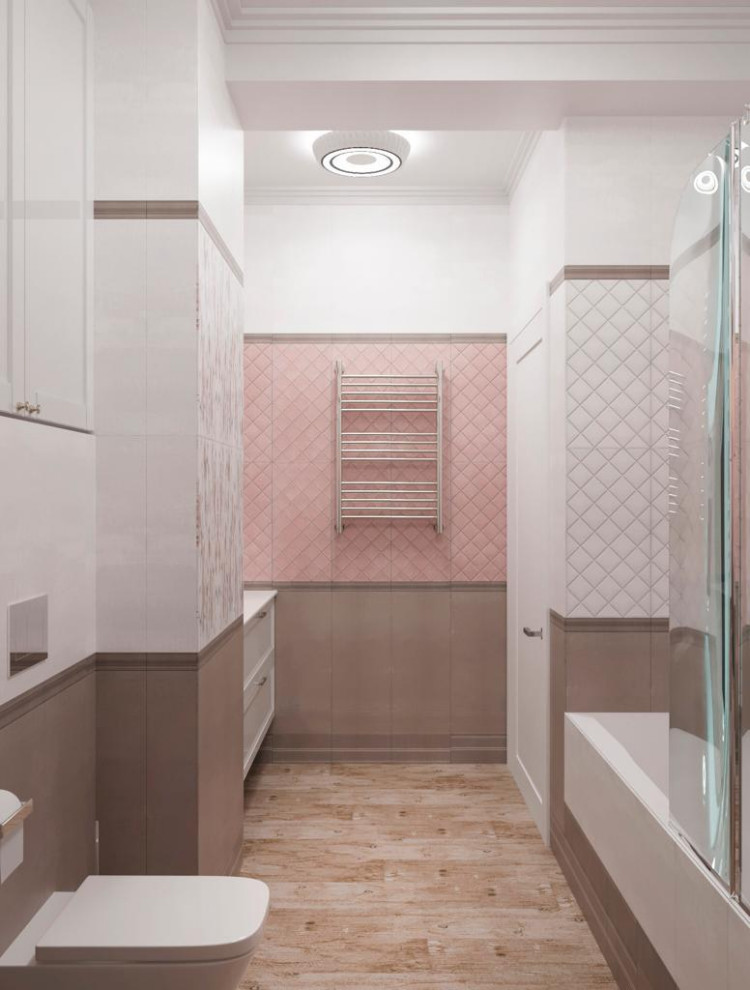 Дизайн проект квартиры общей площадью 87 м2 в стиле "Эклектика"