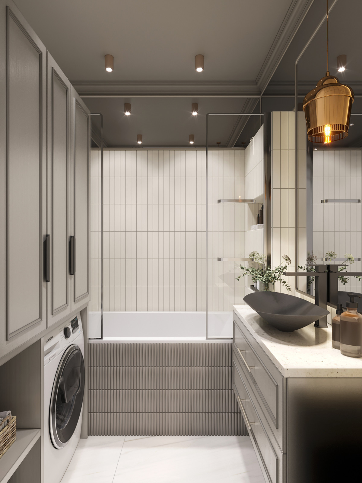 Интерьер квартиры 53 кв.м. в  ЖК "Летний сад"