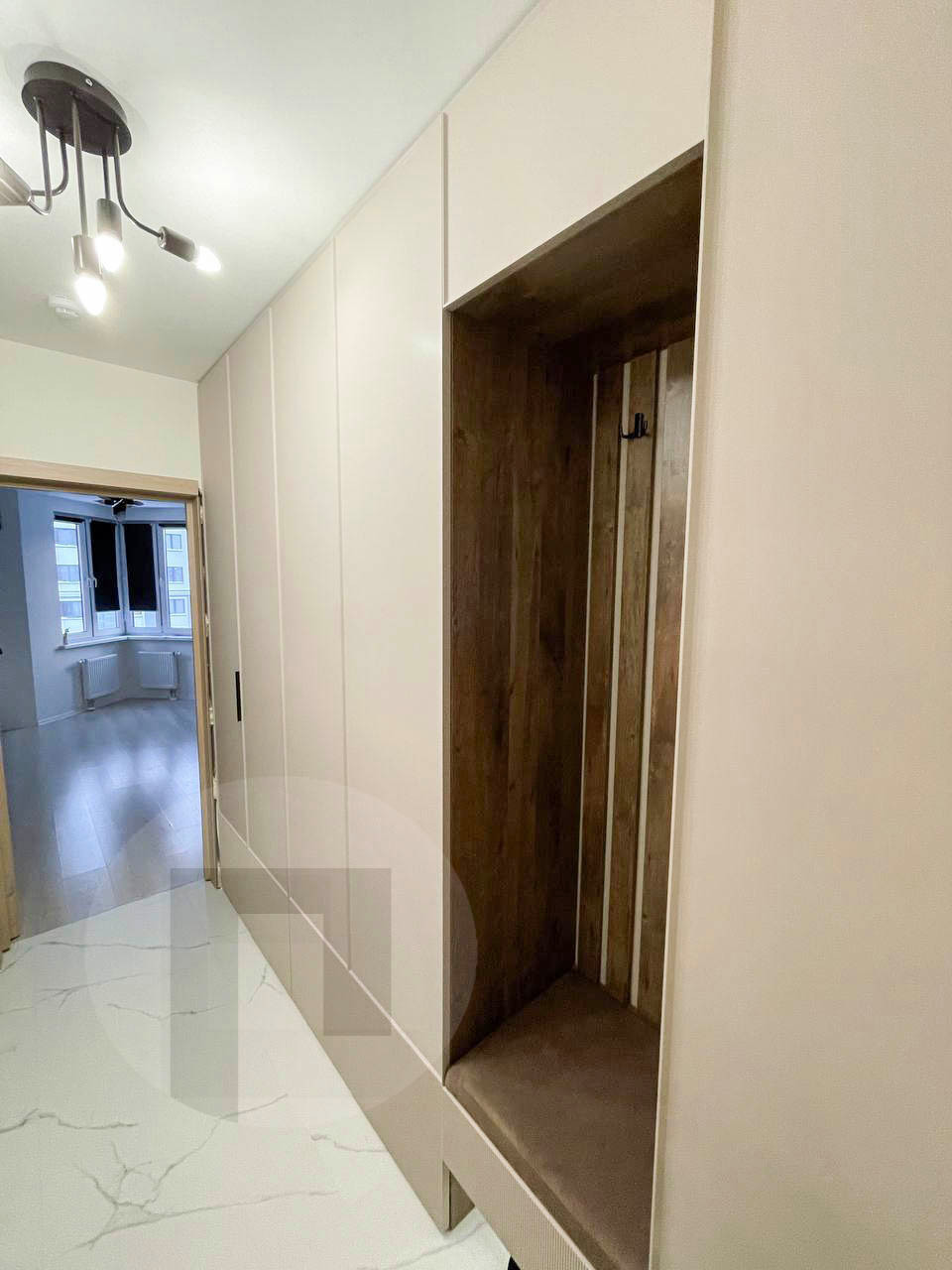 Шкаф в прихожую c потайным входом в комнату