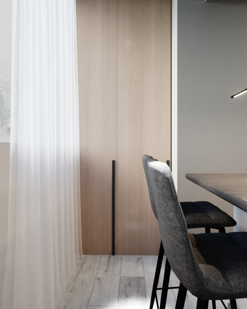 Современная гостиная для молодой пары ЖК Звезда г.Саратов