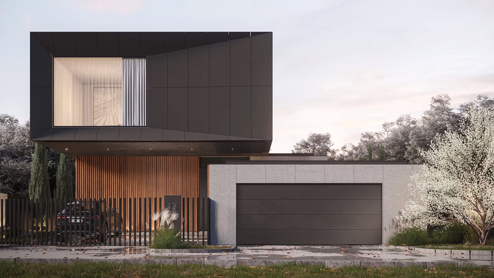 Дом в современном стиле со СПА комплексом