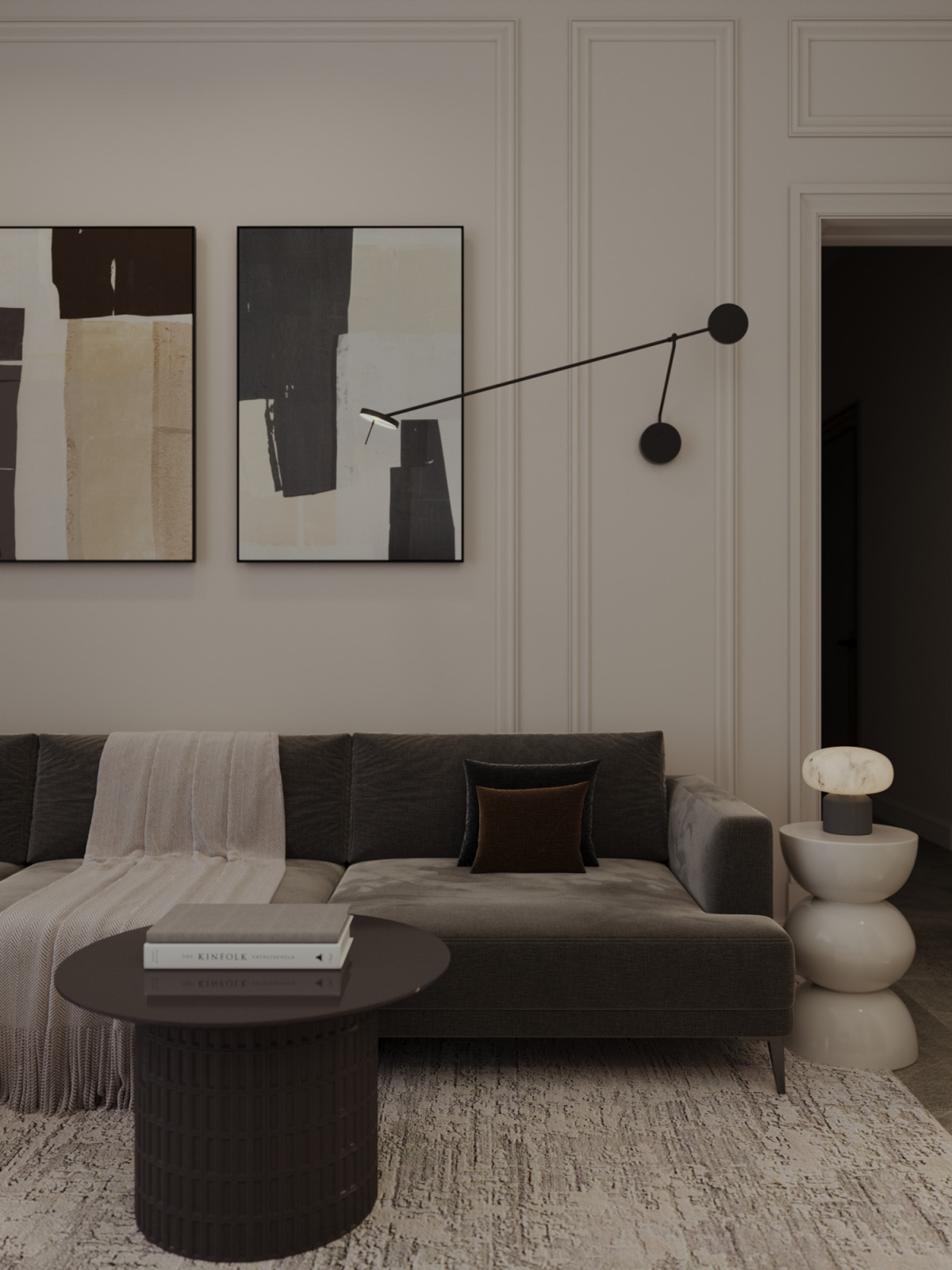 Загородный дом. Дизайн интерьера.