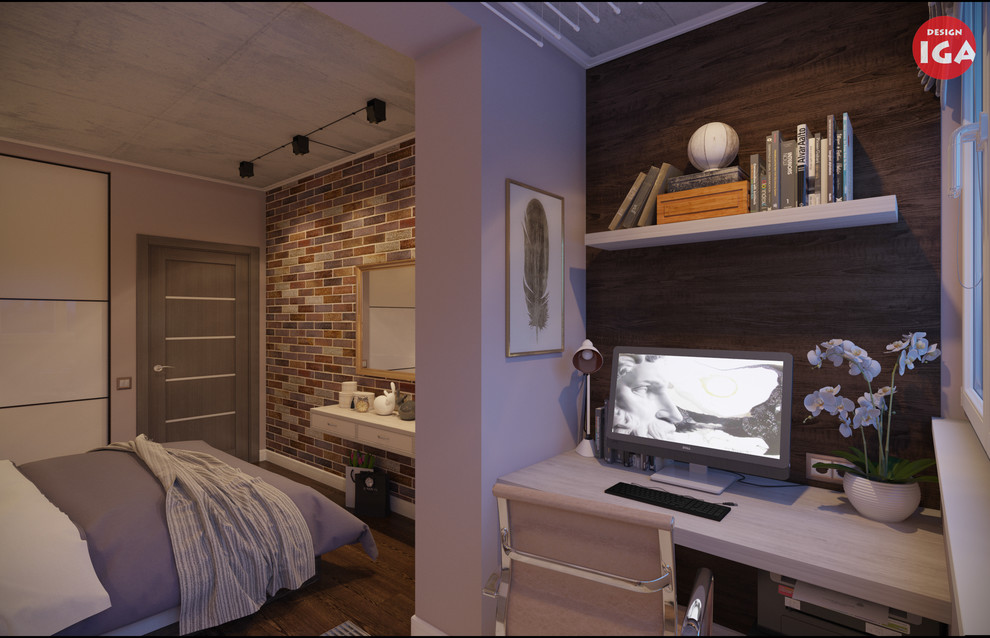 Лофт в 46 квадратах