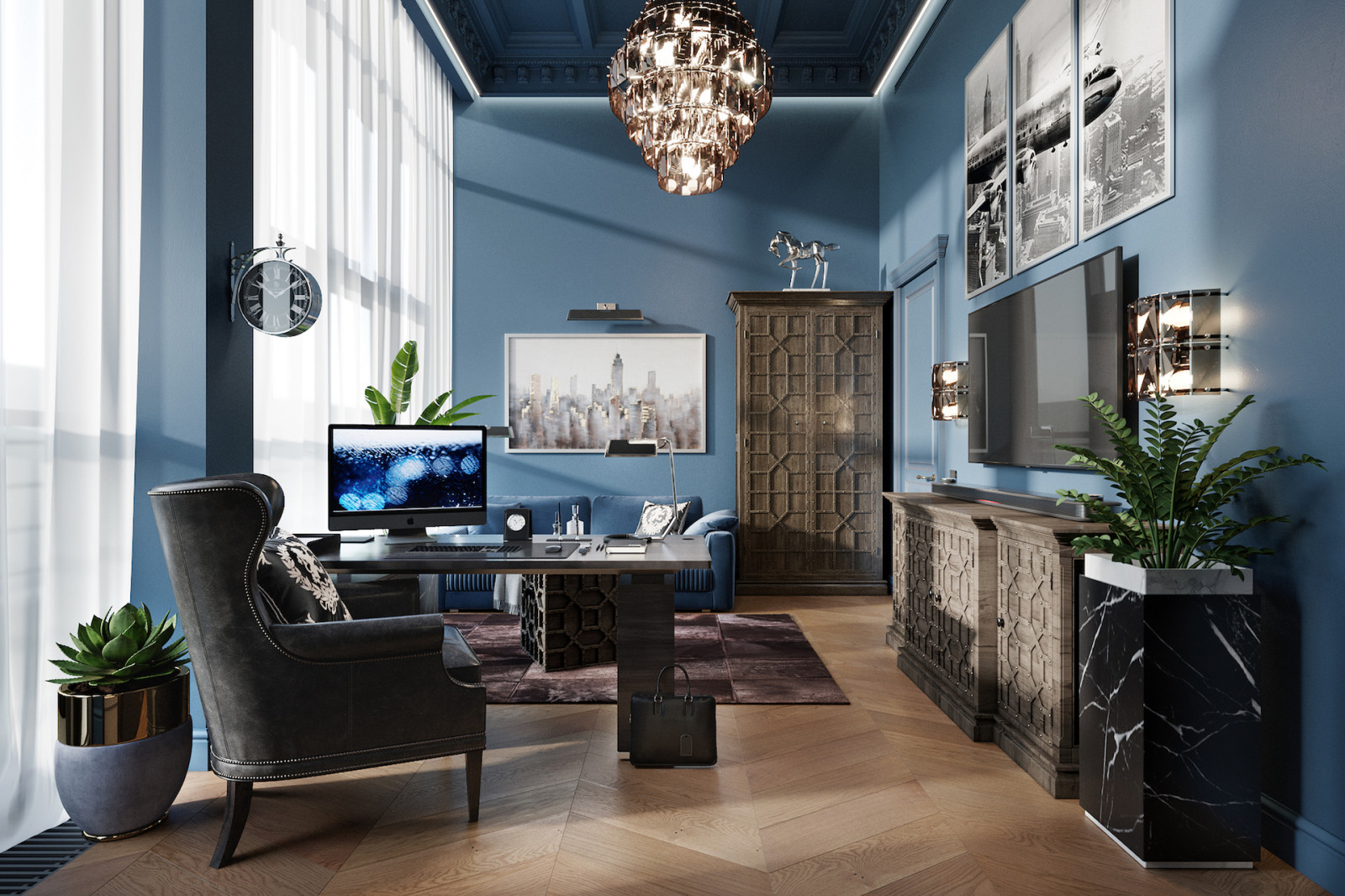 Квартира 200 м² в ЖК «Riverside»