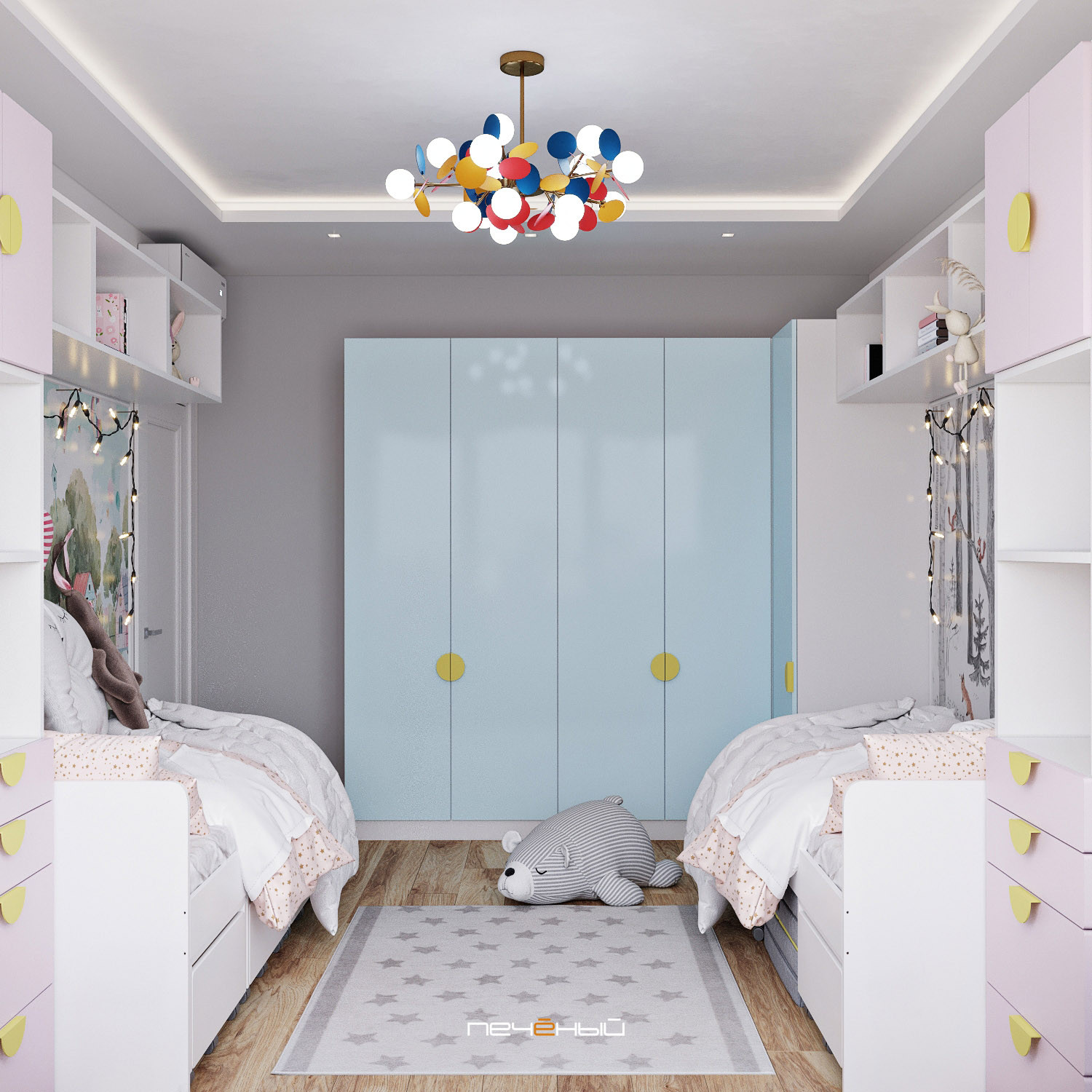 Просторная евротрёшка площадью 86 квадратных метров