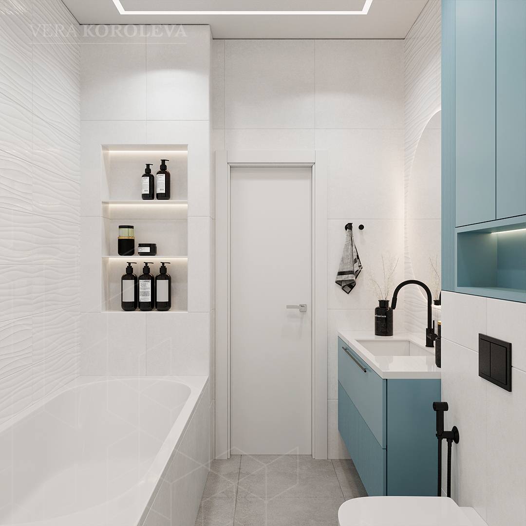 Дизайн-проект двухкомнатной квартиры в Москве в ЖК "Первый Московский"