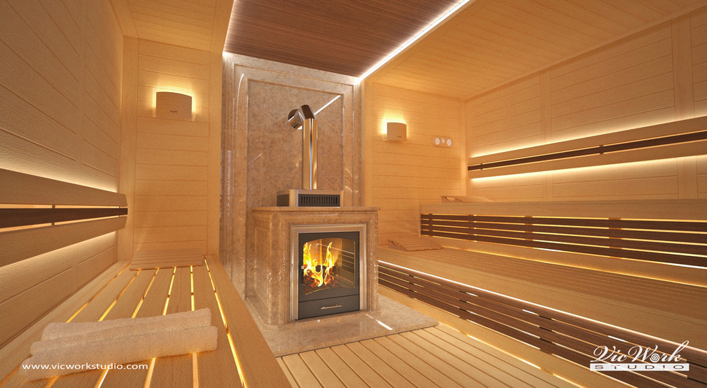 SPA zone. H Residence interiors