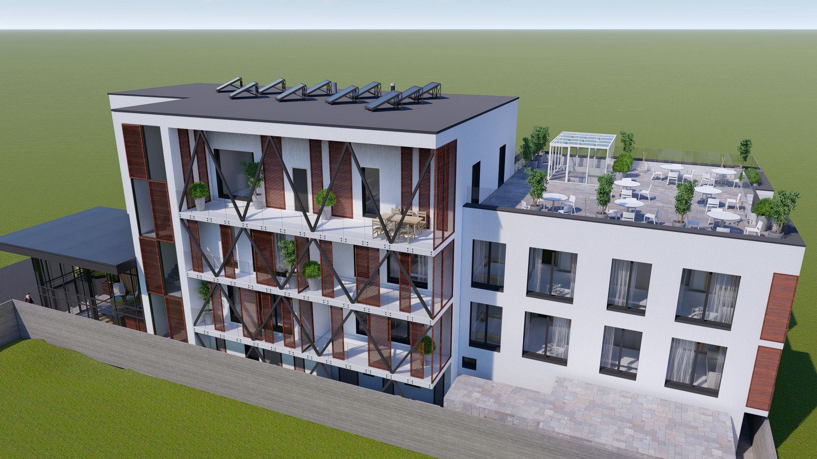 Реконструкция гостиницы "Бригантина" п. Береговое