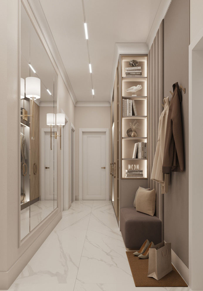 Обложка проекта: "Тёплое какао", квартира в ЖК "Дворянский", 98 м2