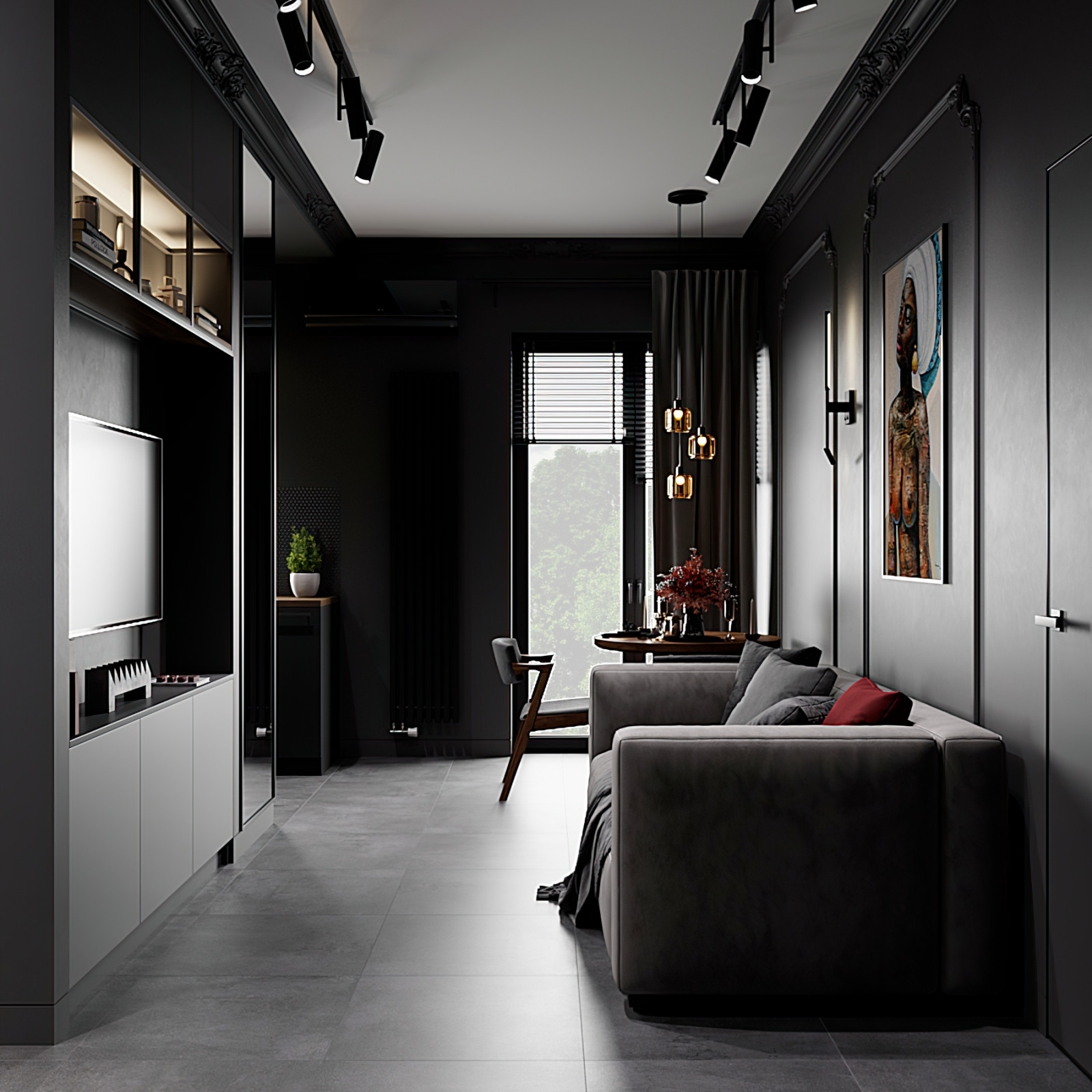 Дизайн-проект однокомнатной квартиры