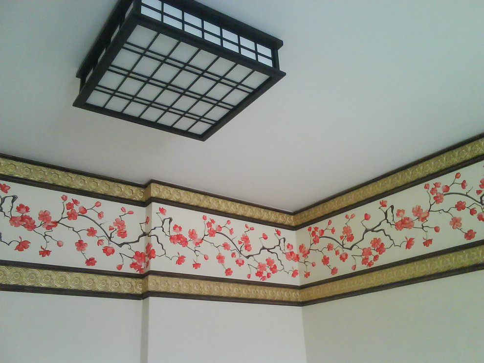 Обложка проекта: роспись квартиры в японской тематике