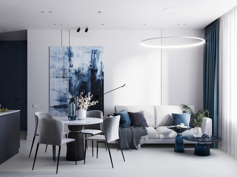 Интерьер квартиры в ЖК Романтика 66 м2