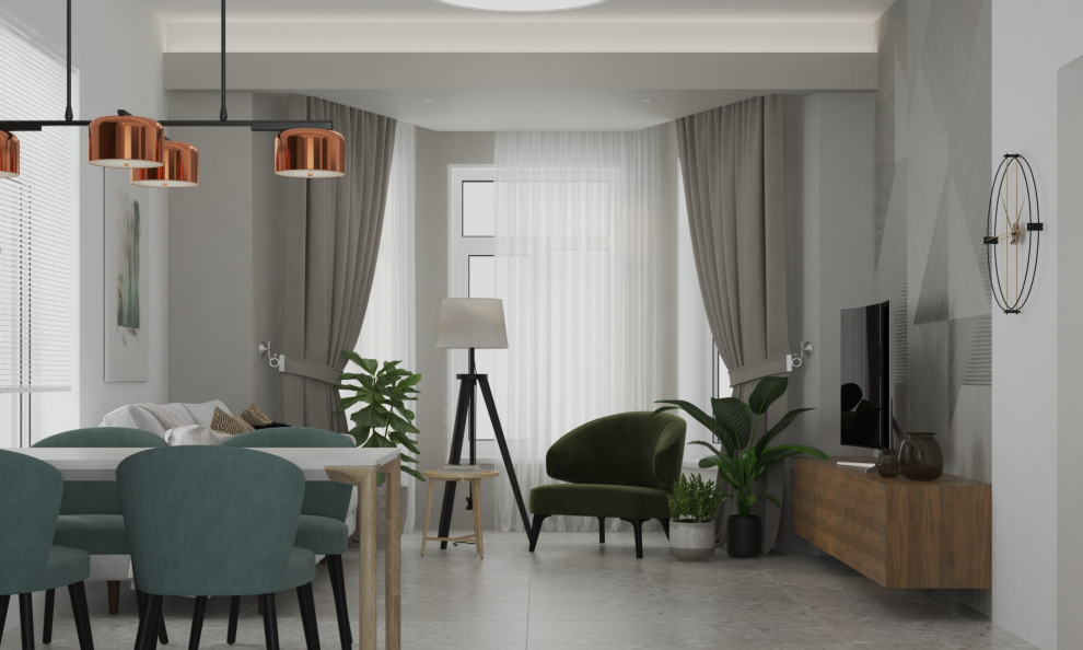 Дизайн проект интерьера таунхауса в Сочи.