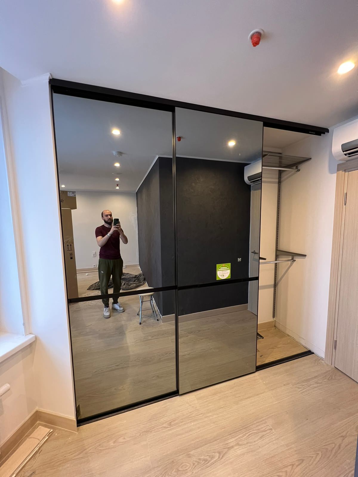 ШКАФ-КУПЕ " НОВО"- графит