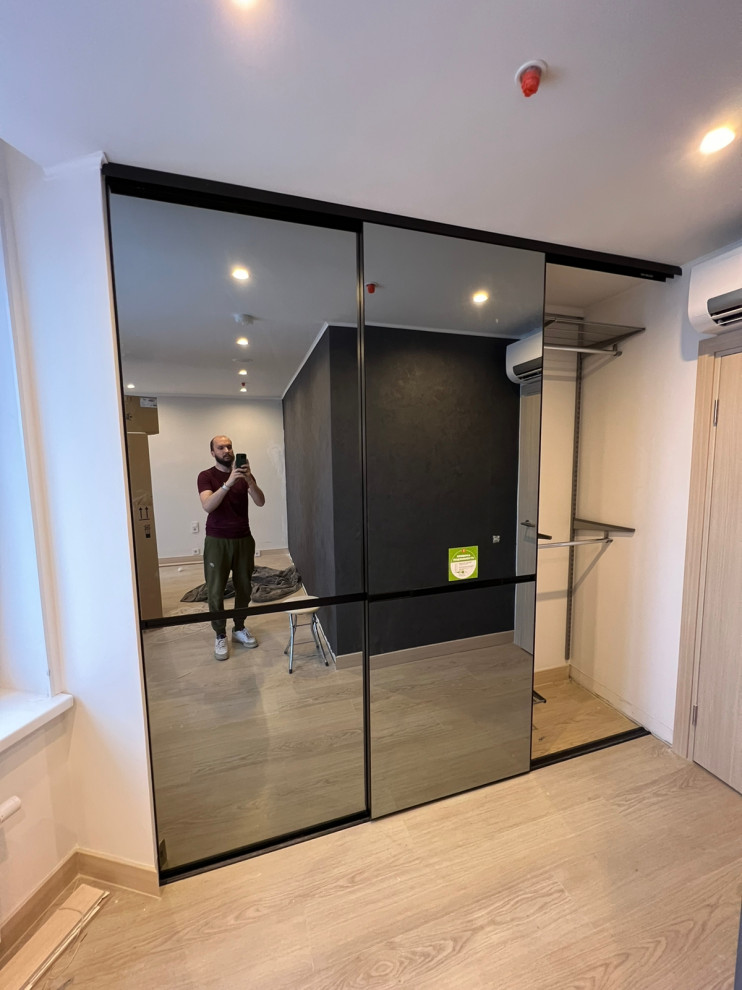 ШКАФ-КУПЕ " НОВО"- графит