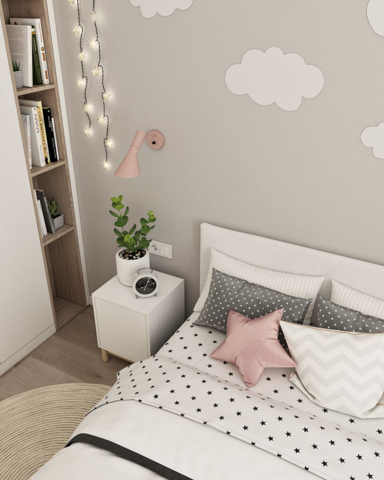 Интерьер квартиры 70 кв.м. для семьи с двумя детьми