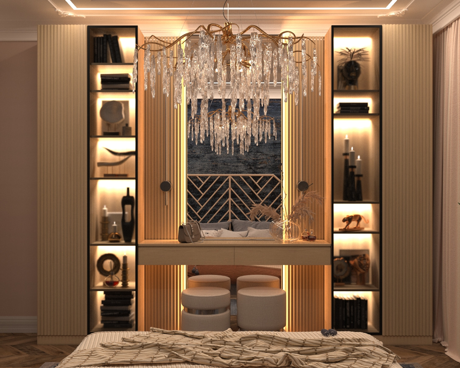 Спальня ЖК Суббота "Пальмовая ветвь"