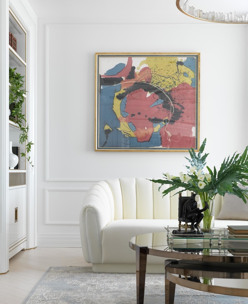 Elegance white apartment