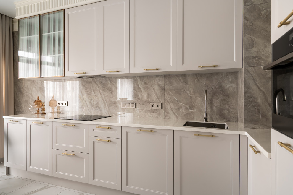 Полная меблировка квартиры в ЖК "Дом на Ярославской" дизайнер Елена Мархаюк