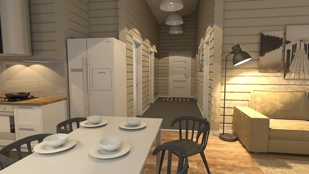 Коттедж в Скандинавском стиле 2016