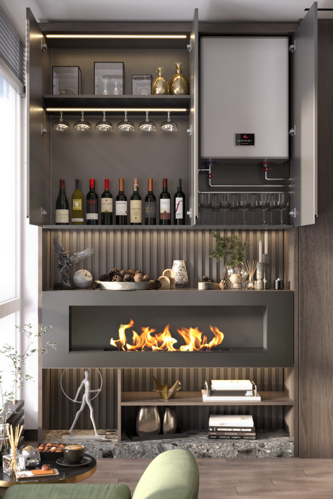 Modern khaki apt. by ACG Group