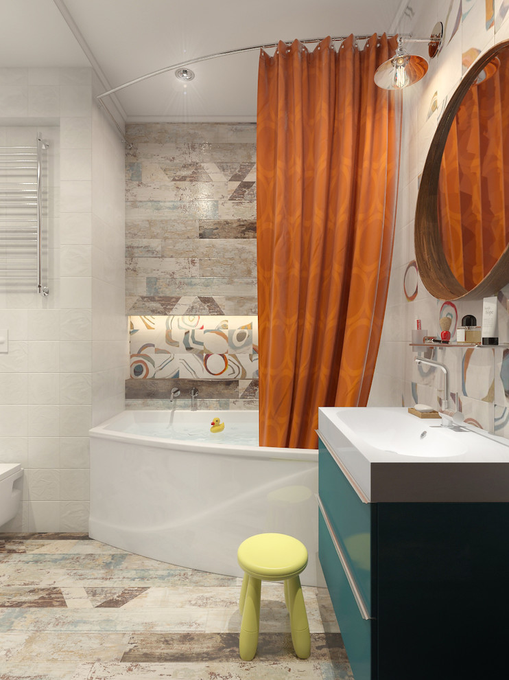 Обложка проекта: «Life in color». Двухкомнатная квартира в Подмосковье.