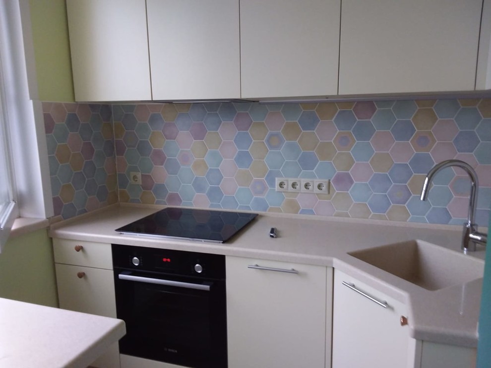 Обложка проекта: Фото ремонта кухни в пастельных тонах