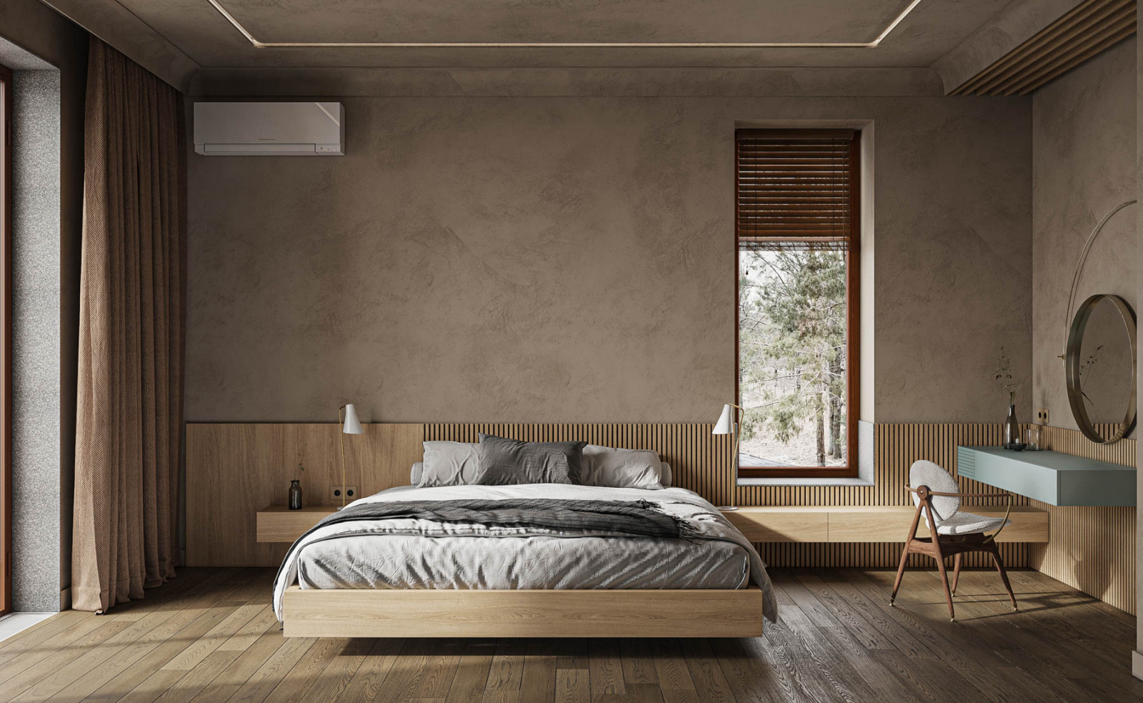 Обложка проекта: Спальня хозяина в проекте Чистые Пруды