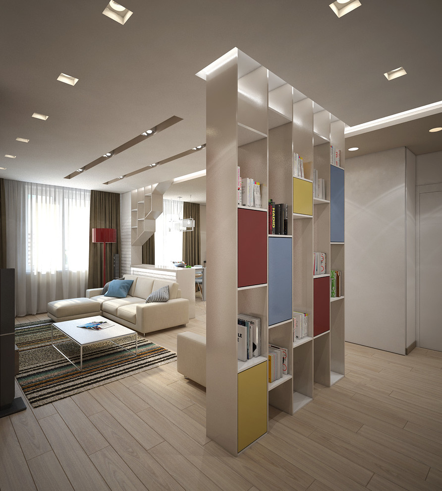 Дизайн-проект 3-х комнатной квартиры. Общая площадь 105 м2. Современный стиль