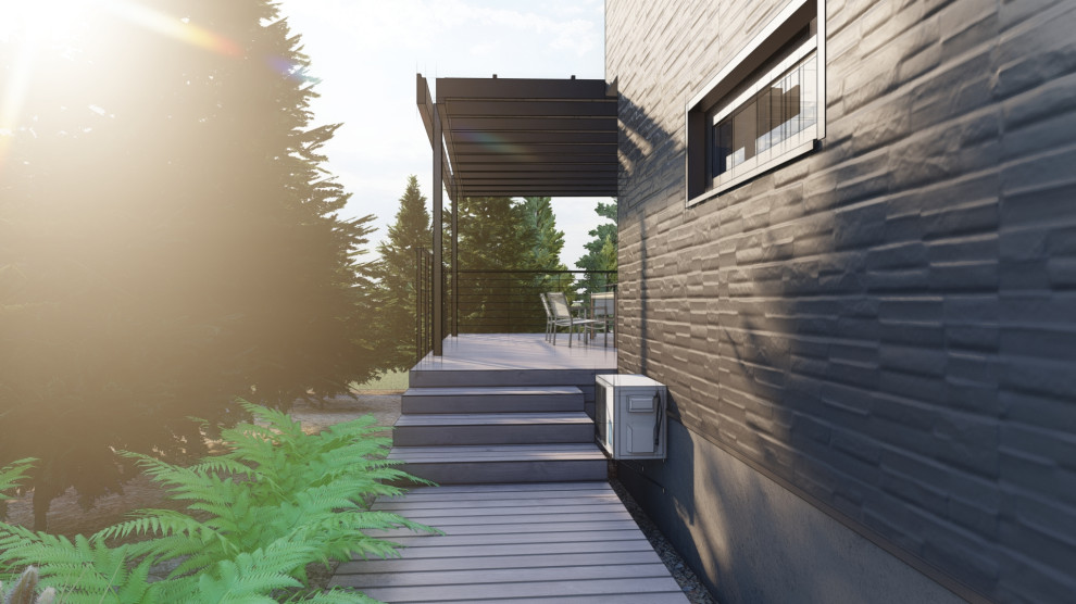 Благоустройство участка в коттеджном поселке Литл Токио, г. Казань