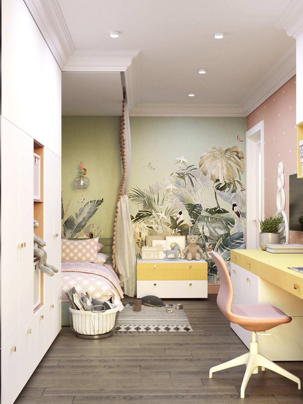 Контрастный дизайн в проекте квартиры в ЖК Культура