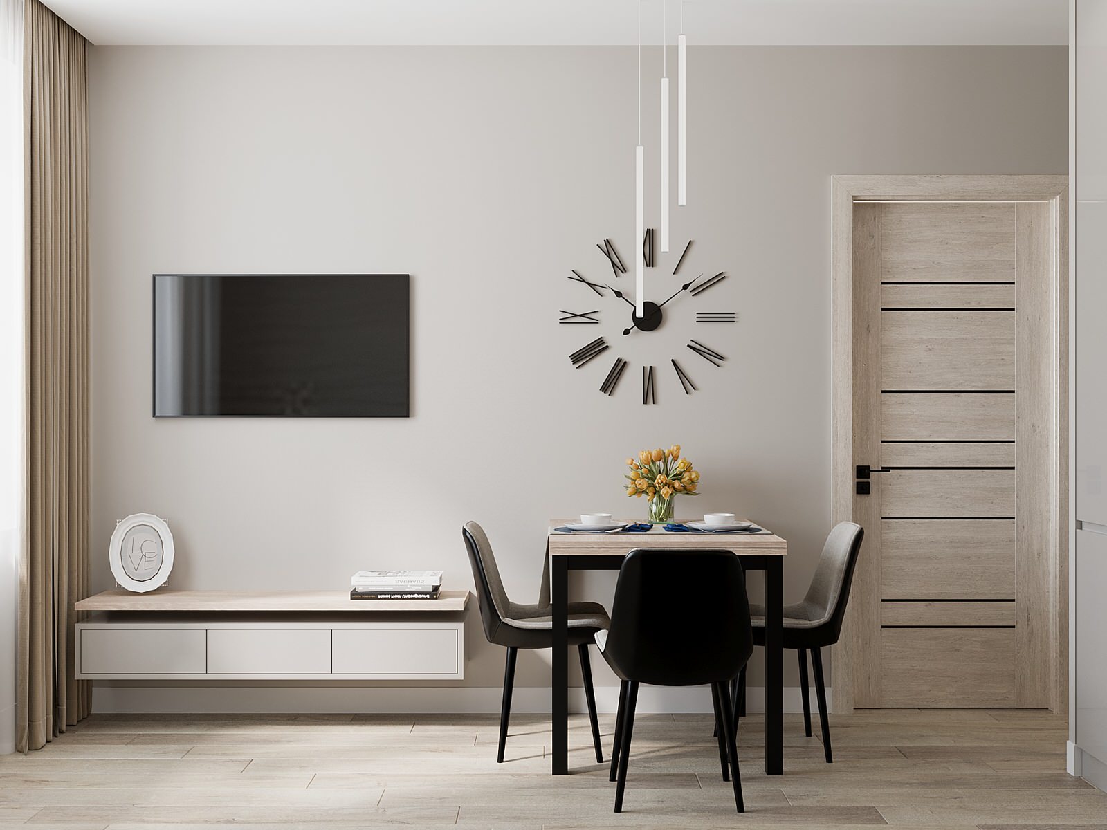 Дизайн-проект евродвушки в Красногорске