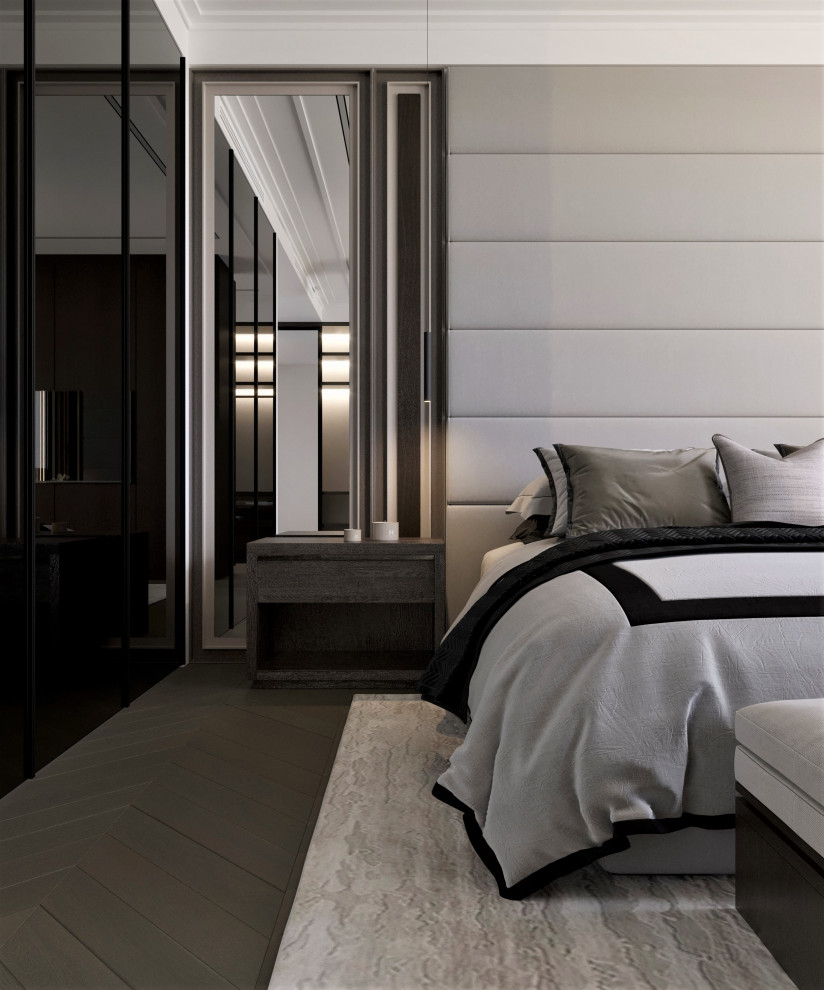 Мастер спальня с проходным гардеробом